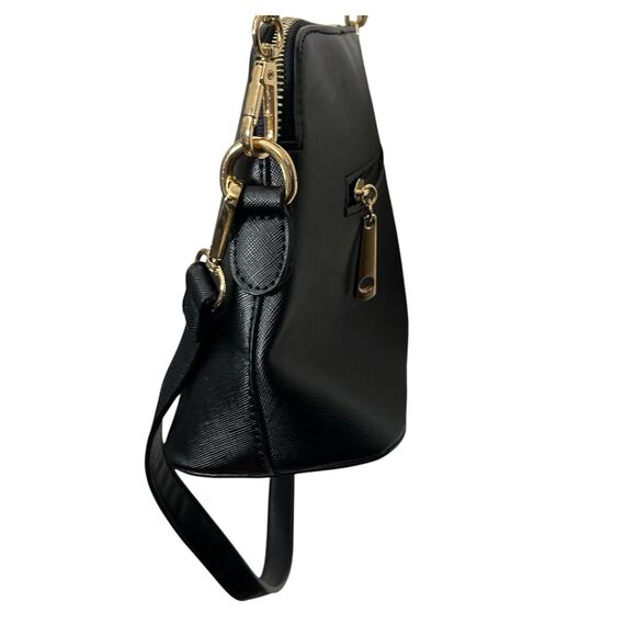 Kate Spade Convertible Crossbody Bag One Size Black Saffiano Leather Shoulder - Picture 8 of 14